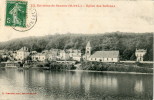 CPA 49 ENVIRONS DE SAUMUR EGLISE DES TUFFEAUX 1908 - Saumur