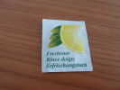 Serviette Rafraîchissante "Freshener / Rince Doigts / Erfrischungstuch" (citron) Type 1 - Sonstige & Ohne Zuordnung