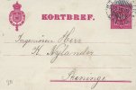 Kortbref  Stockholm To Skeninge  B-84 - Entiers Postaux