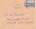 AFRIQUE EQUATORIALE FRANCAISE - 1957 - COLONIE - HOPITAL DE BRAZZAVILLE MOYEN CONGO - LETTRE PAR AVION - Lettres & Documents