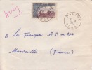 Palimé (Kpalimé) Région Plateaux Togo 1957 Afrique Ancienne Colonie Française 257 Marcophilie Lettre > France Marseille - Brieven En Documenten