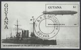 150th ANNIVERSARY OF THE BIRTH OF GRAF ZEPPELIN, Guyana, 1988. - Zeppeline