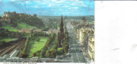 United Kingdom-princes Street Looring West Edinburgh-14/11/1978-used In 1 Stamps - Peeblesshire