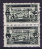 Grand Liban: 1927 , Maury  89G , Surcharge Incomplete "Libana", Neuf ** MNH, Avec Un Timbre Normal - Ungebraucht