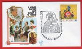 Pologne - Enveloppe Voyage Du Pape Jean Paul II  (Jana Pawla II) 1983  Katowice - Franking Machines (EMA)