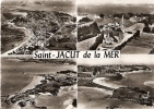 22 SAINT JACUT DE LA MER  MULTIVUES  1963 TIMBREE   BON ETAT VOIR SCAN - Saint-Jacut-de-la-Mer