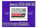 1987 Block 150° Eisenbahnen Mi.9 - Blocks & Sheetlets & Panes