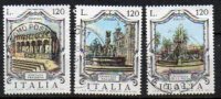 1977 Repubblica Fontane D'Italia 5 N. 1386-88 TIMBRATI Used - 1971-80: Usati