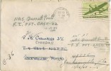 1232. Carta Aerea NORTHAMPTON (mass) 1945. Reexpedité - Storia Postale