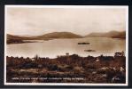RB 807 - Real Photo Postcard - Ships On Loch Striven From Above Glenburn Hydro Rothesay Isle Of Bute Scotland - Bute