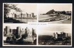 RB 807 - 1965 Judges Real Photo Multiview Postcard - Castles Of Wales - Caernarvon - Criccieth - Conway - Harlech - Caernarvonshire