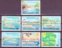 Romania 1977 / European Navigation On The Danube /  7 Val + Perforated MS - Unused Stamps