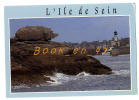 {44097} 29 Finistère L' Ile De Sein , Enez Sun , Le Rocher Du " Cochon " à L'entrée Du Port - Ile De Sein