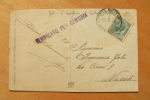 CARTOLINA POSTALE    Con Affrancatura -   I GUERRA   VIAGGIATA  18.01.1918  (6927) - Franquicia