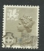 WALES GB 1983 QE 16p DRAB TYPE 1 USED STAMP SG W 43 (J333) - Pays De Galles