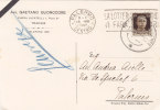 TRAPANI / PALERMO - Cartolina   18.8.1940 - " Avv. Gaetano Buonocore "  - Imper. Cent. 30 Isolato - Publicity