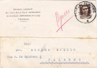 TRAPANI / PALERMO - Cartolina   29.3.1940 - " Grand. Uff. Avv. F.sco Adragna "  - Imper. Cent. 30 Isolato - Pubblicitari