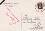 TRAPANI / PALERMO - Cartolina  1940 - " Avv. Gaetano Buonocore "  - Imper. Cent. 30 Isolato - Pubblicitari