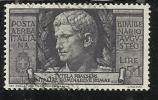 ITALIA REGNO 1937 AUGUSTO AEREA L. 5 + 1 TIMBRATO - Airmail