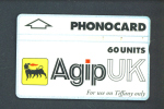 UK (OIL/GAS RIG)  -  Optical Phonecard As Scan - Plateformes Pétrolières