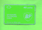 UK - Optical Phonecard/Oil Or Gas Rig Use Only As Scan - Piattaforme Petrolifere