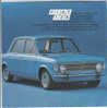 C0552 - Brochure Illustrata AUTO FIAT 128 - Motori