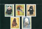 Magyar 1977.Hungary. 5v.MNH**.Bears.Brown Bear.Polar Bear.Ours Brun.Panda.Ailures Fulgens. Ursus Arctos.Beren.Osos.Fauna - Orsi