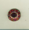 Broche Très  Ancienne   Brillants Verre  Strass  Très Belle TBE - Spille