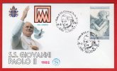 Saint Marin  - Enveloppe Voyage Du Pape Jean-Paul II - 1982 - San Marino - Cartas & Documentos