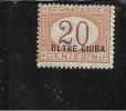 OLTRE GIUBA 1925 SEGNATASSE 20 C MNH - Oltre Giuba