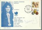 OI SEOUL 1988. - GOLD MEDALIST JASNA ŠEKARIĆ, FDC, Yugoslavia, 1989. - Shooting (Weapons)