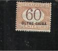 OLTRE GIUBA 1925 SEGNATASSE 60 C MNH - Oltre Giuba