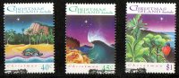 Christmas Island 1993 Christmas Set Of 3 Used - - Christmas Island