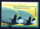 Christmas Island 1995 Marine Life $1 Emperor Angelfish Used - - Christmas Island