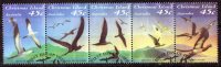 Christmas Island 1993 Sea Birds Strip Of 5 Used - - Christmas Island