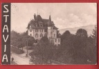 K767 Estavayer-le-Lac  Institut STAVIA. Circulé En 1920 Vers Fluelen.Butty Estavayer - Estavayer