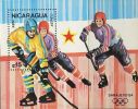 CA0230 Nicaragua 1984 Olympic Hockey M MNH - Jockey (sobre Hielo)