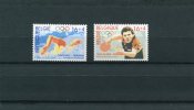 Belgique 1996.Belgie. 2v.MNH**.Olympics.Zwemmen.Natation.Tennis De Table.Tafeltennis.Table Tennis.Sports.Swimming.Sport. - Ete 1996: Atlanta