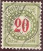 Heimat ZH MÄNNEDORF 1896-05-22 Vollstemepl Auf Porto Zu#19EIIK - Strafportzegels
