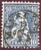 Heimat ZH MÄNNEDORF 1862-10-19 1-Kreisstempel Auf Zu#31 Sitzende Helvetia - Oblitérés