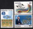 ESPAÑA 1995 - ORGANISMOS INTERNACIONALES - ONU - FAO - OMT - Edifil Nº 3382-3384 - Yvert 2970-2972 - OIT