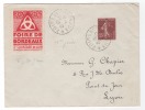 BT FOIRE DE BORDEAUX 1935 + VIGNETTE EXPO Du 16/6/35 (1er Jour) TTB Bureau Temporaire - Briefmarkenmessen