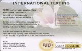 Micronesia, FSM-R-032, White Flower - International Texting, 2 Scans. - Micronésie