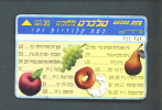 ISRAEL  -  Optical Phonecard As Scan - Israele