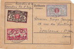 Danzig Extraordinaire Postkarte 1923 17 Timbres /d85 - Covers & Documents