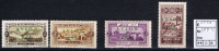 Grand Liban: 1925, Maury Par Avoin 9 - 12, Neuf * / MH - Airmail