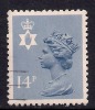 NORTHERN IRELAND GB 1981 14p GREY BLUE USED MACHIN STAMP SG N138.(J433 ) - Nordirland