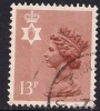 NORTHERN IRELAND GB 1984 13p PALE CHESTNUT USED MACHIN STAMP SG N137.(J438 ) - Northern Ireland