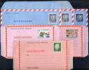 MONACO / 1975 - 1986 LOT DE 6 AEROGRAMMES  / COTE > A 30.00 EUROS (ref 2116) - Postal Stationery