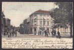 Germany Deutsches Reich PPC Stassfurt Louisenplatz-Fürstenstrasse 1906 Simple Backside (2 Scans) - Stassfurt